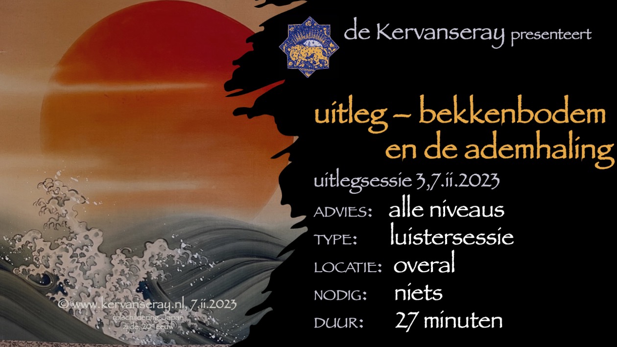 voorlichting vlog 2023; 3 onze bekkenbodem en haar relatie met de ademhaling