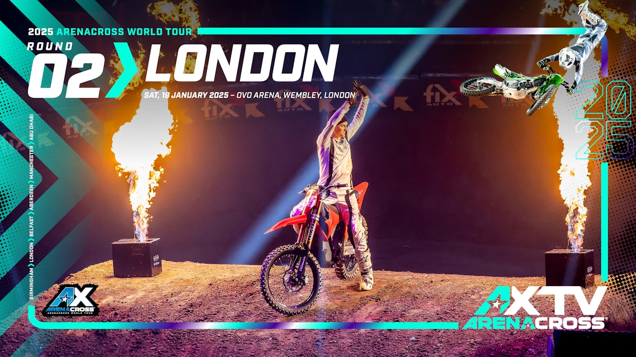 Round 2 Arenacross World Tour 2025 arenacrosstv