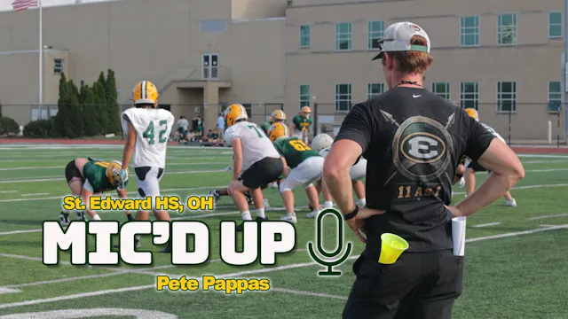 Mic'd Up Practice | St. Edward HS, Ohio