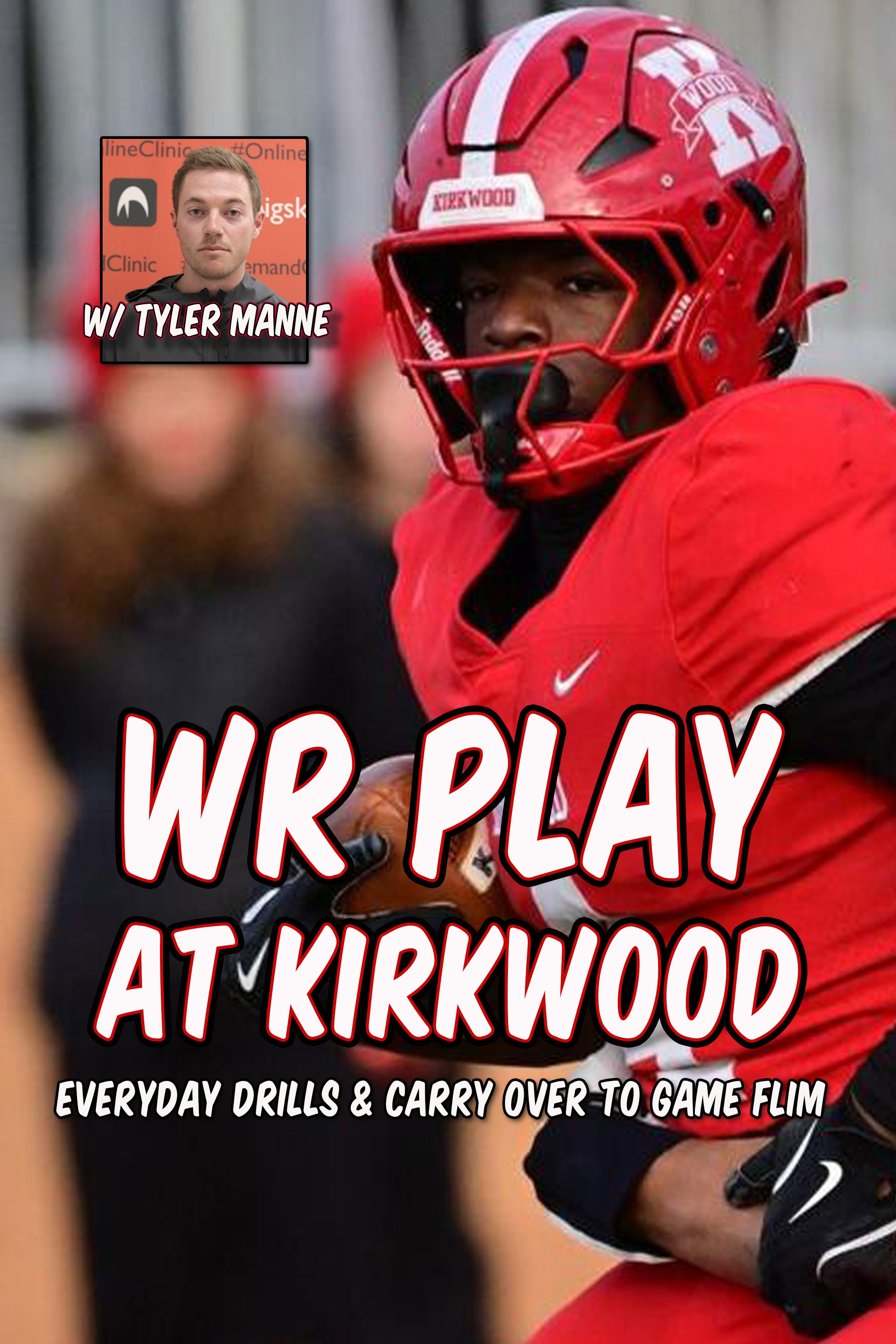 WR Drills: Wide Receiver Play at Kirkwood HS, MO