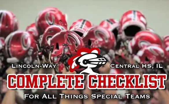 The Complete Special Teams Checklist