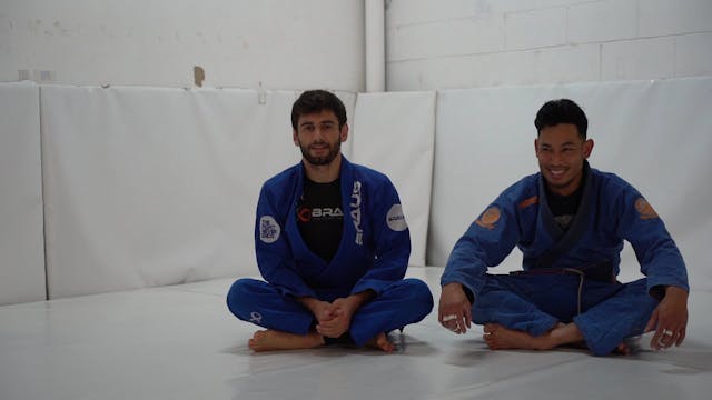 Inside ankle lock from the near side X guard (Ariel Tabak)