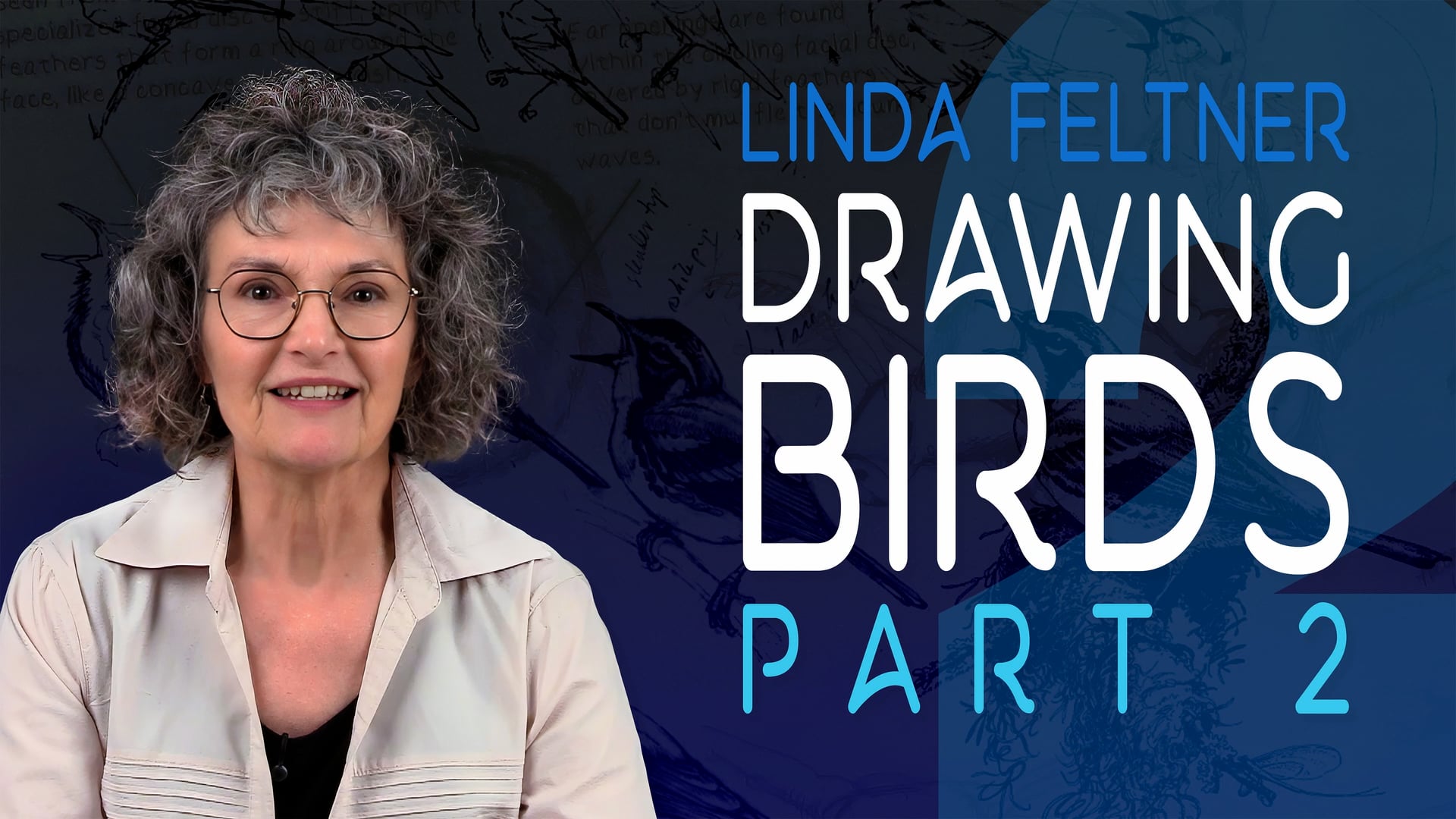Part 2 - Drawing Birds with Linda Feltner