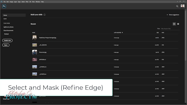 JP-PR-9 Select and Mask (Refine Edge) CC