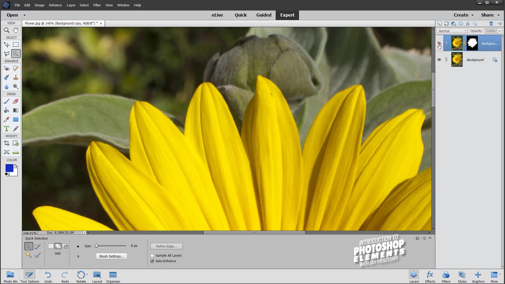 how to compress pictures with pse