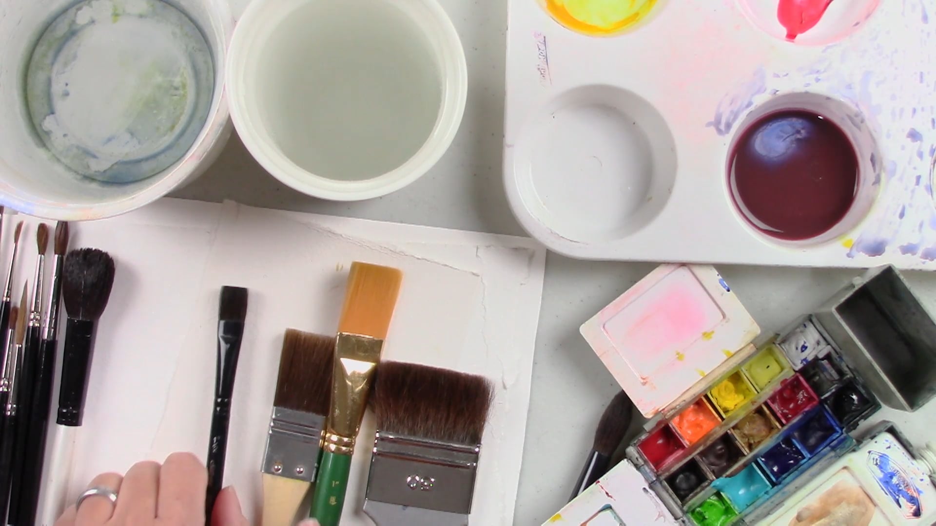 Exploring Watercolor Materials with Rachel Ivanyi
