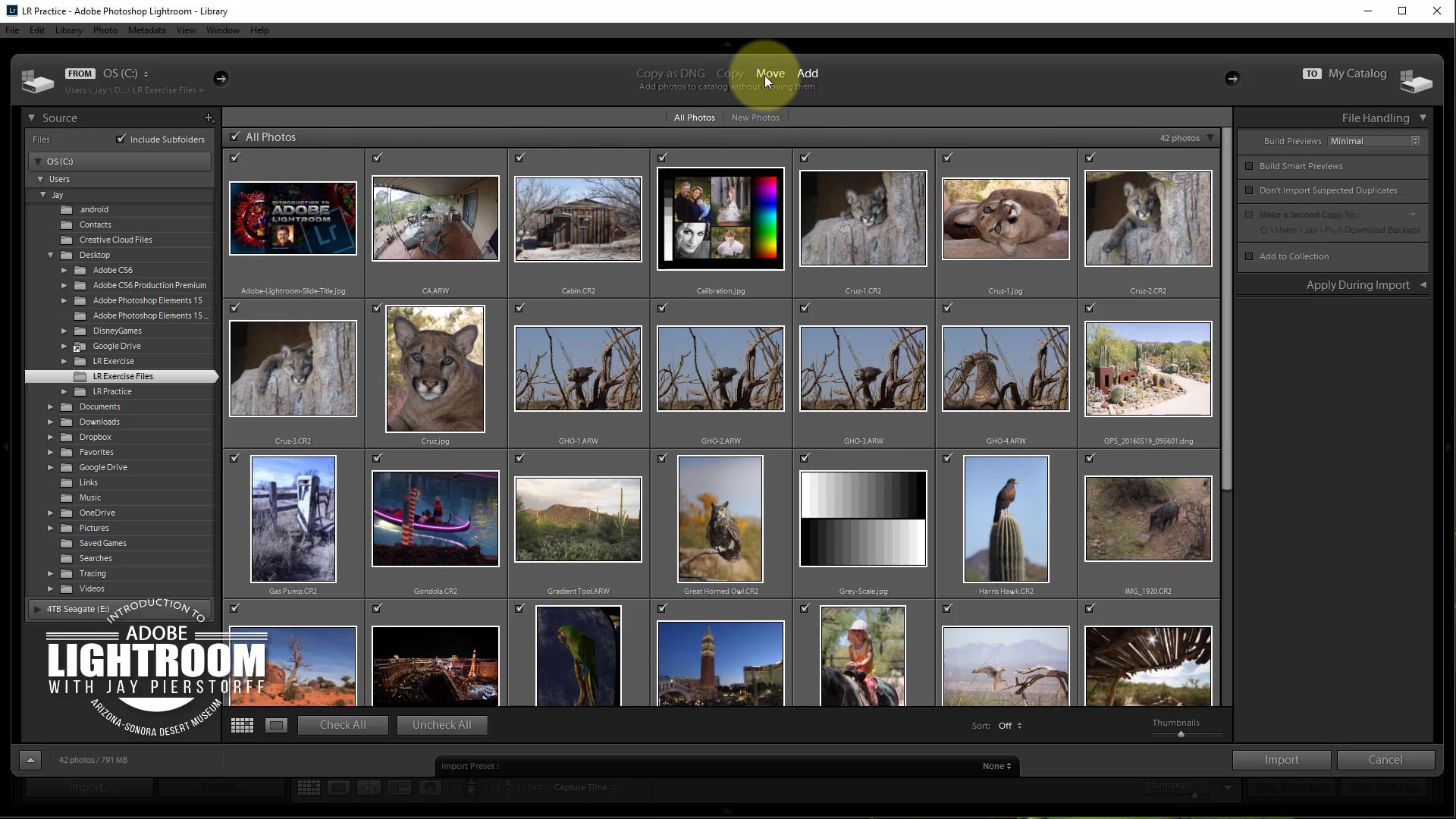 LR-1- Getting Started with the Exercise Files