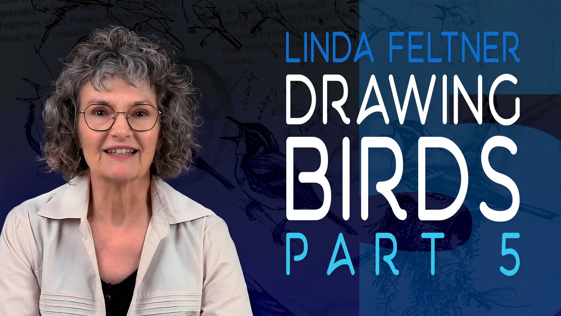 Part 5 - Drawing Birds with  Linda Feltner
