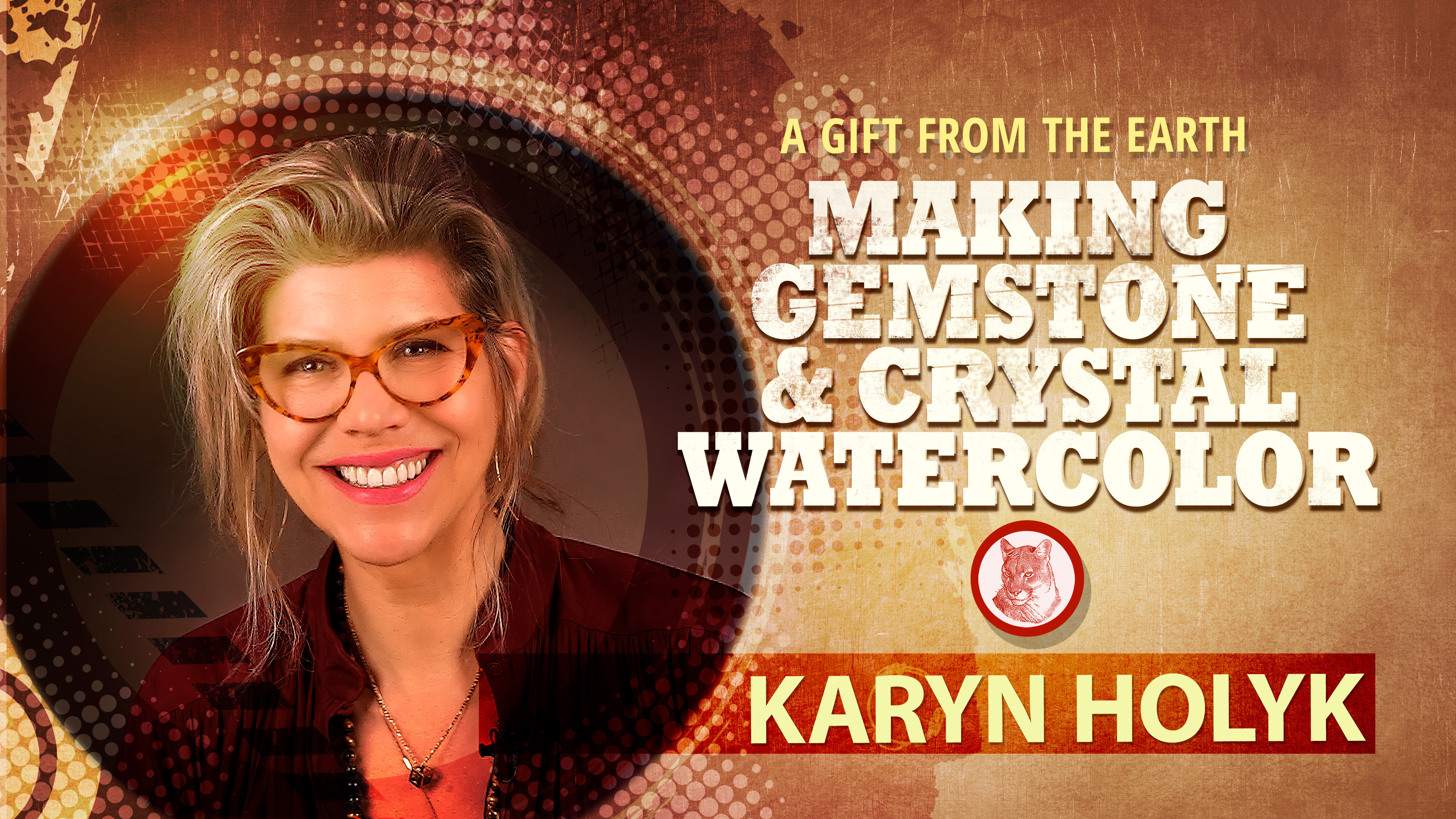 Making Gemstone & Crystal Watercolor with Karyn Holyk