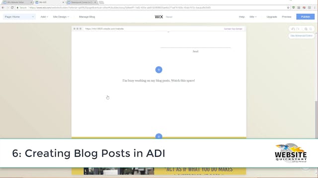 JP-Wix 6-Creating Blog Posts in ADI
