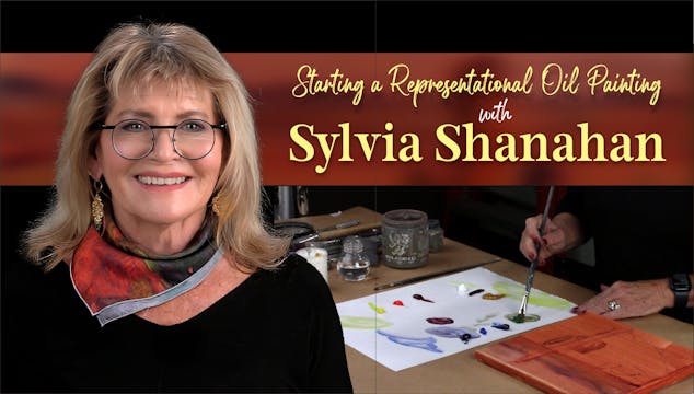 Using Oil Paints for Abstracts with Sylvia Shanahan