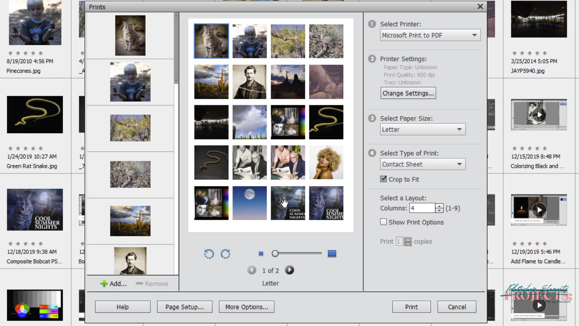 JP-PR-1 Contact Sheets PSE