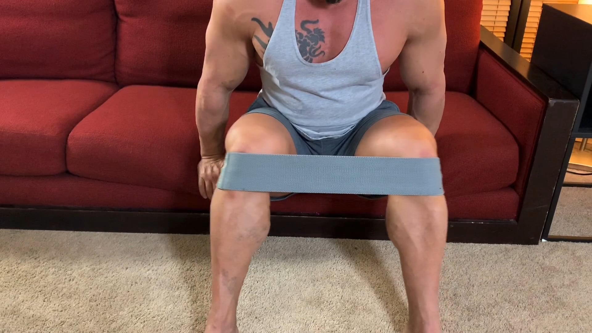 Home Workout: Hip Abduction with band