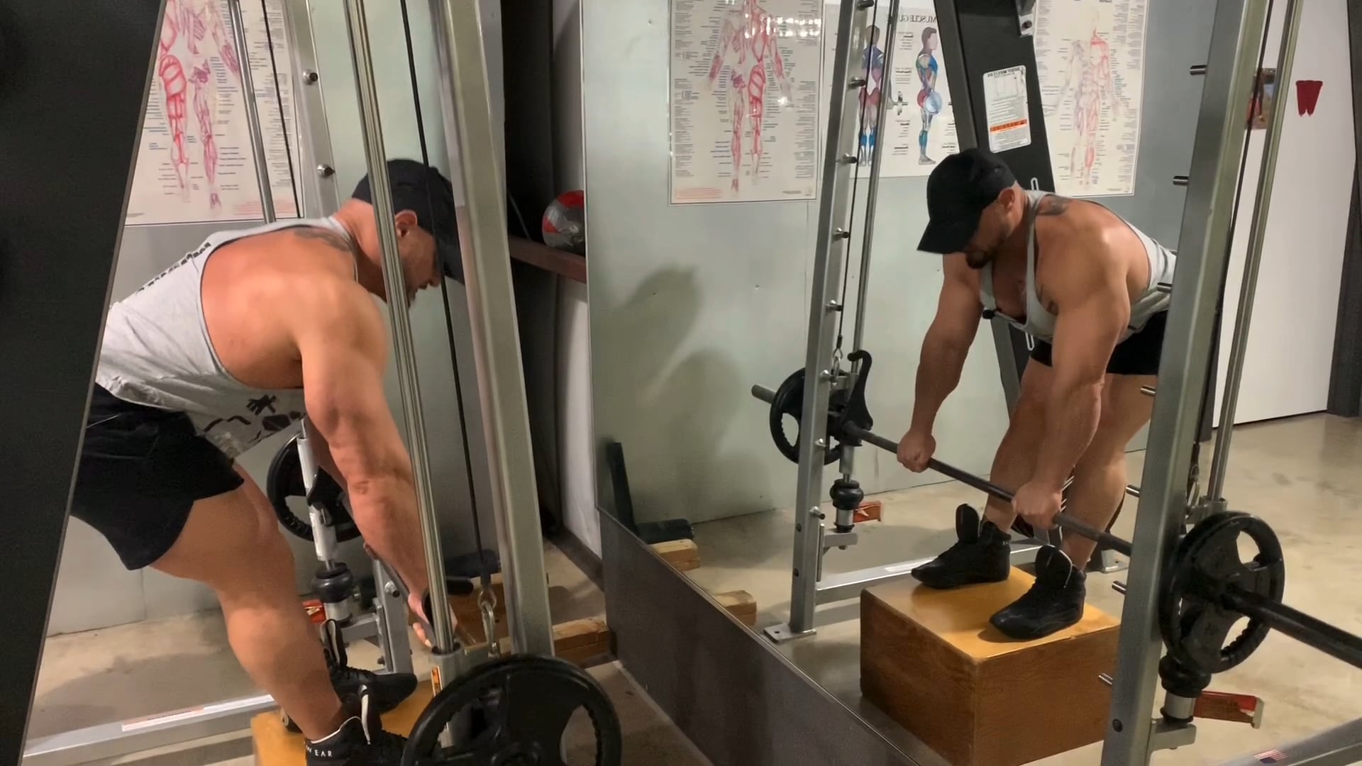 Smith Machine Stiff Legged Deadlifts