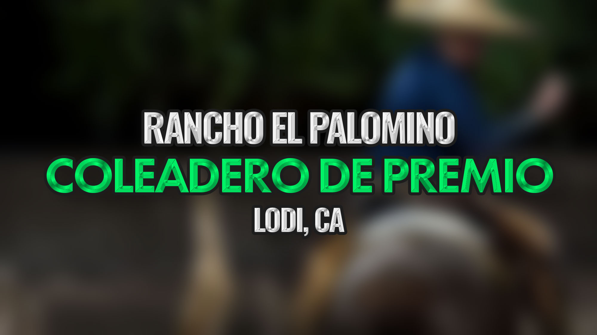 Rancho El Palomino: Coleadero de Premio
