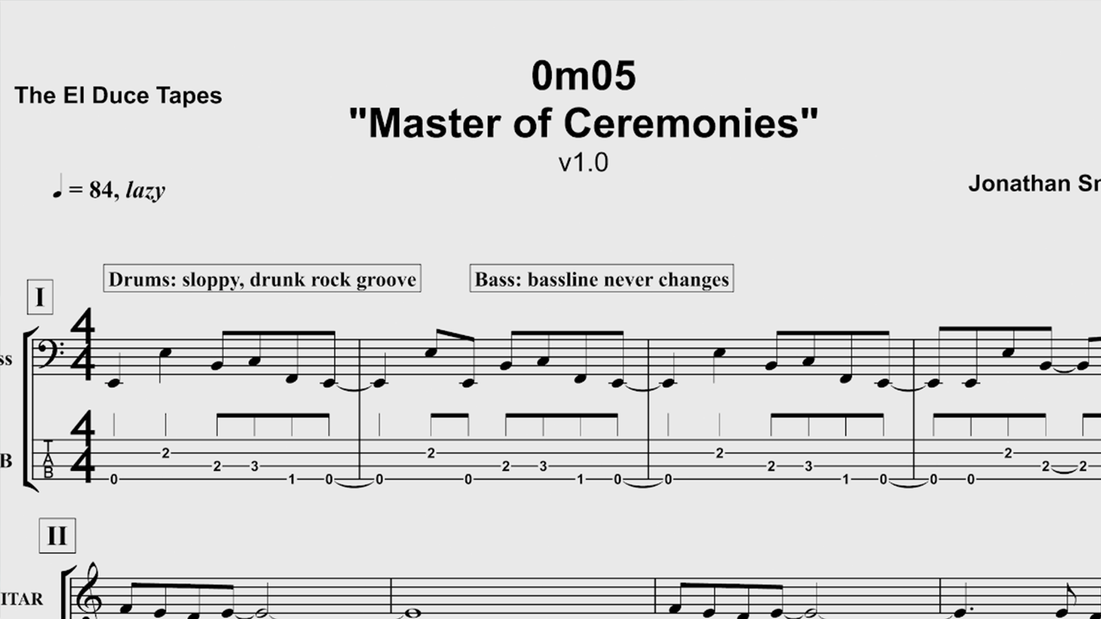 The El Duce Sessions