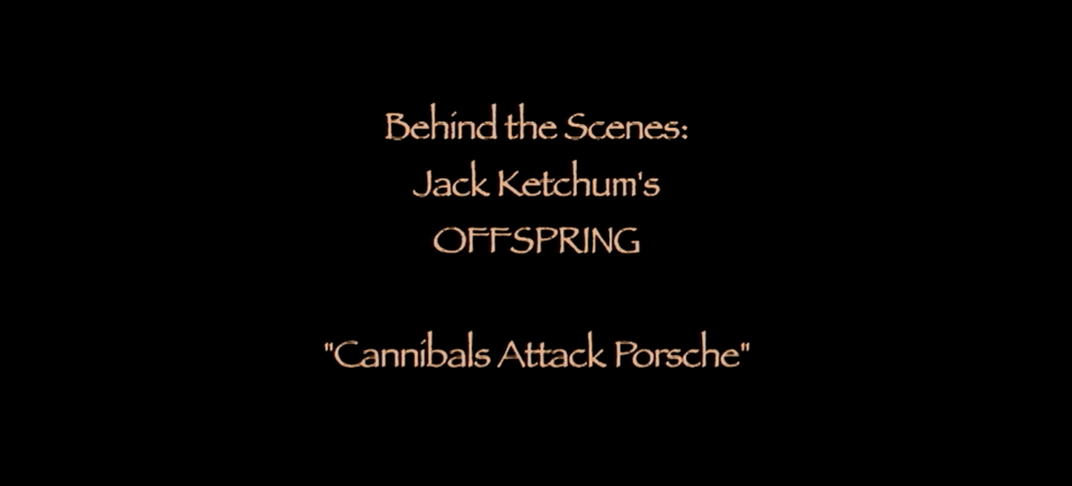 Cannibals Attack Porsche