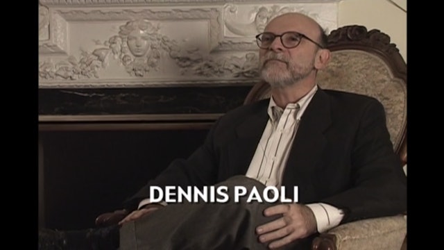 Interview with writer Dennis Paoli