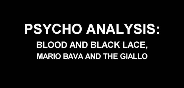 Psycho Analysis