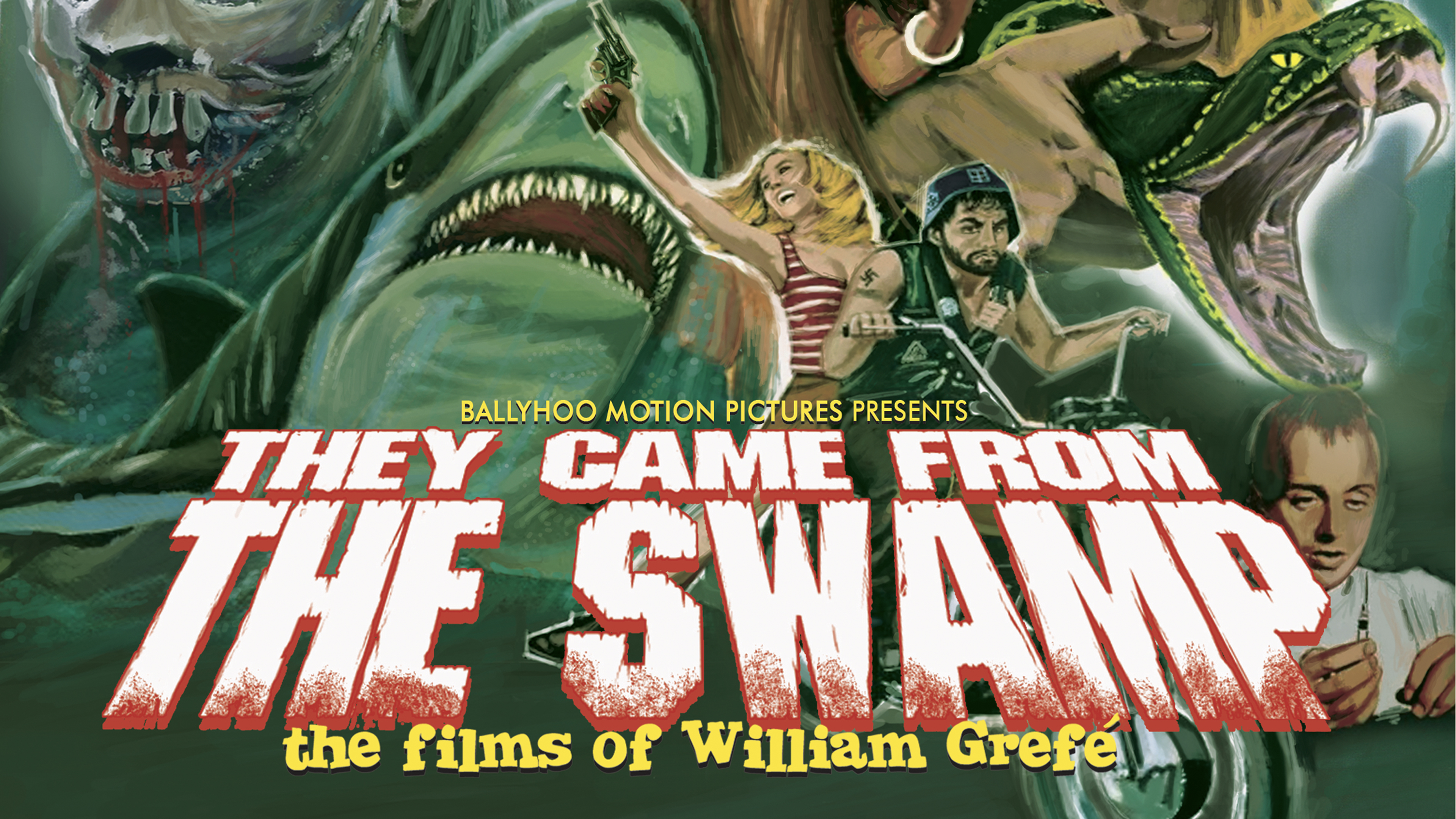 Shops He Came From the Swamp: The William Grefe Collection (Blu-ray) NEW-Free Shipping