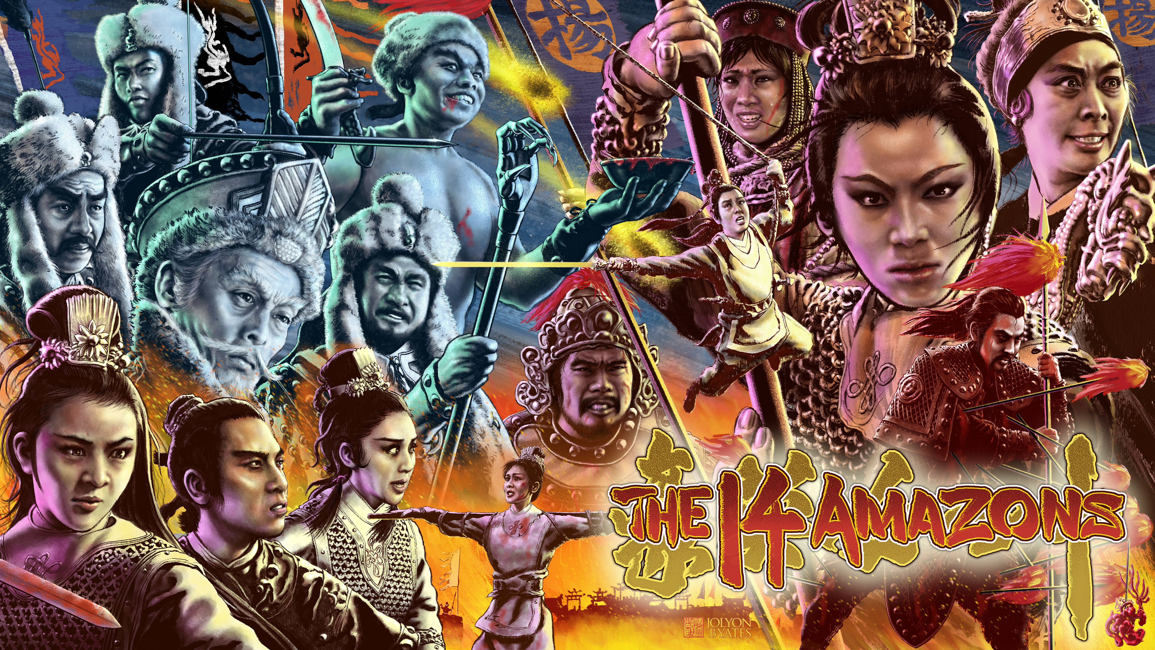 The 14 Amazons (English version)