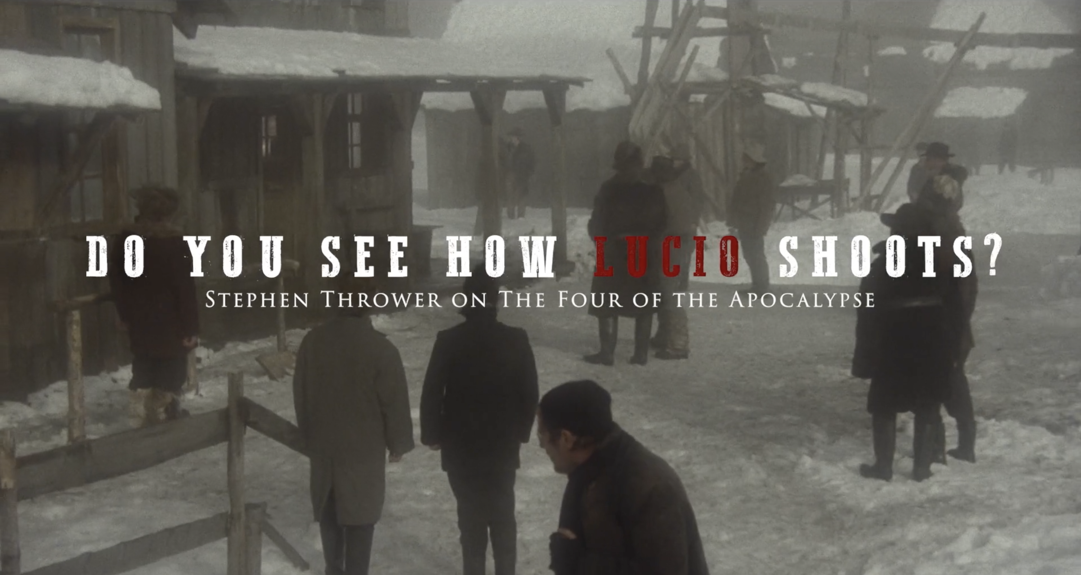 Do You See How Lucio Shoots?