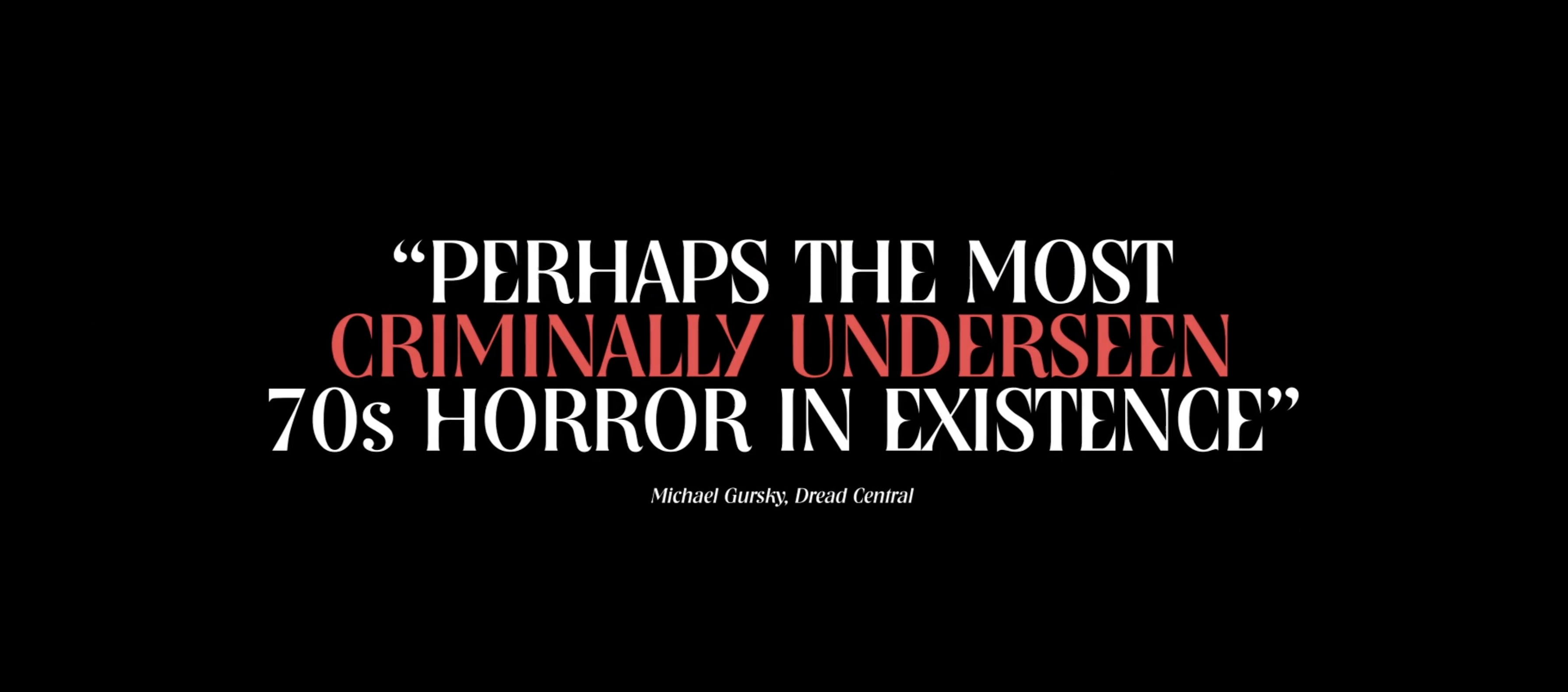 Messiah of Evil - Trailer