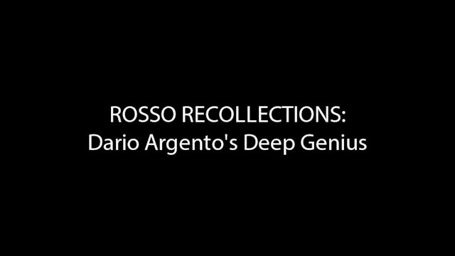 Rosso Recollections: Dario Argento’s Deep Genius