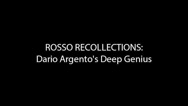 Rosso Recollections: Dario Argento’s ...