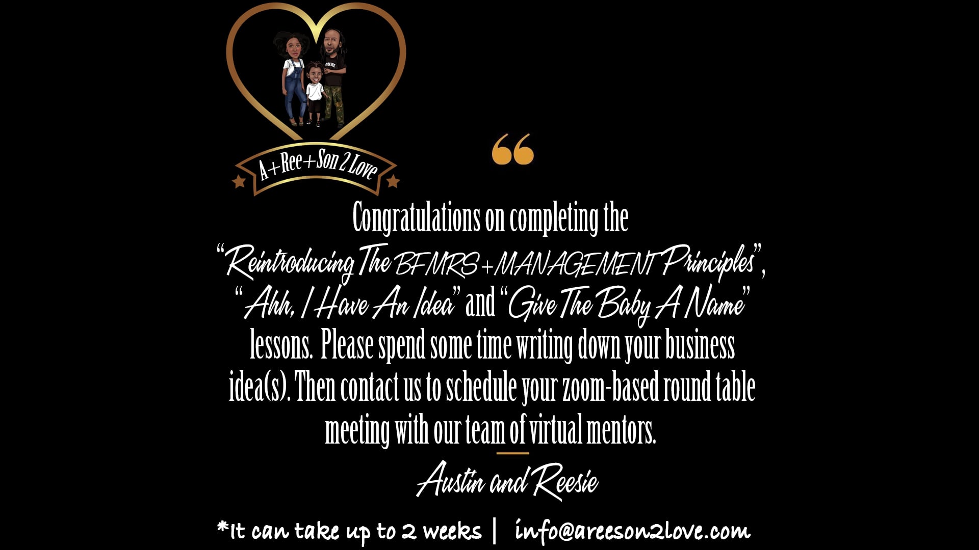 BFMRS+MANAGEMENT PRINCIPLES: Bootcamp Round Table Intermission #1