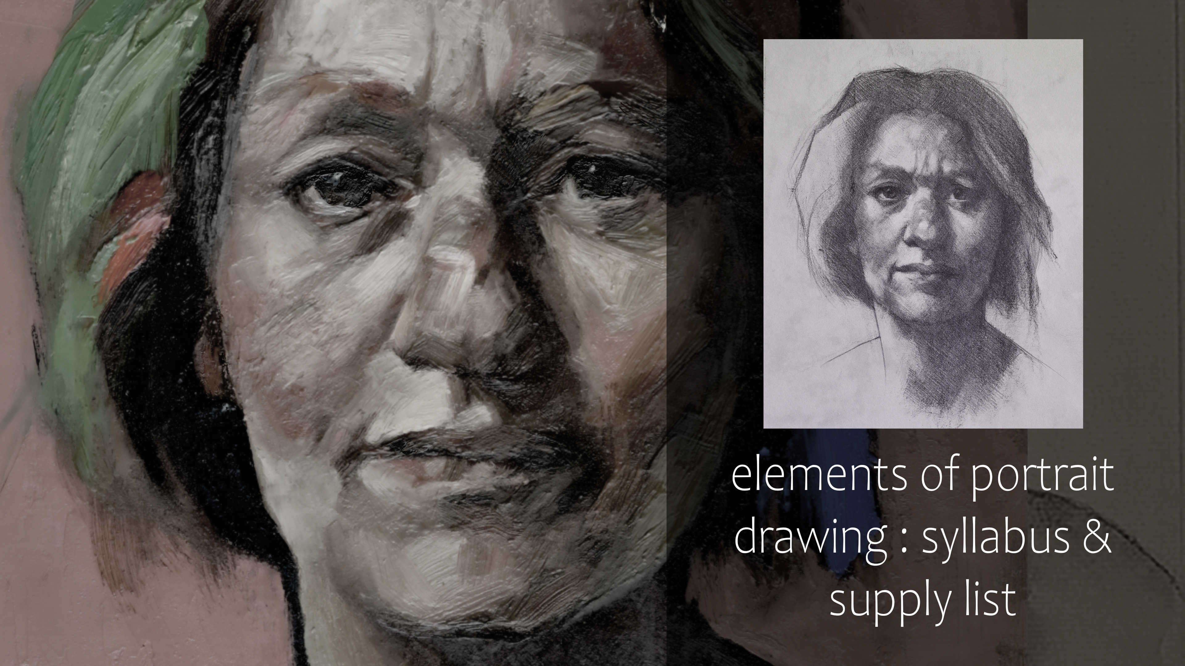 Module 3 : The Elements of Portrait Drawing