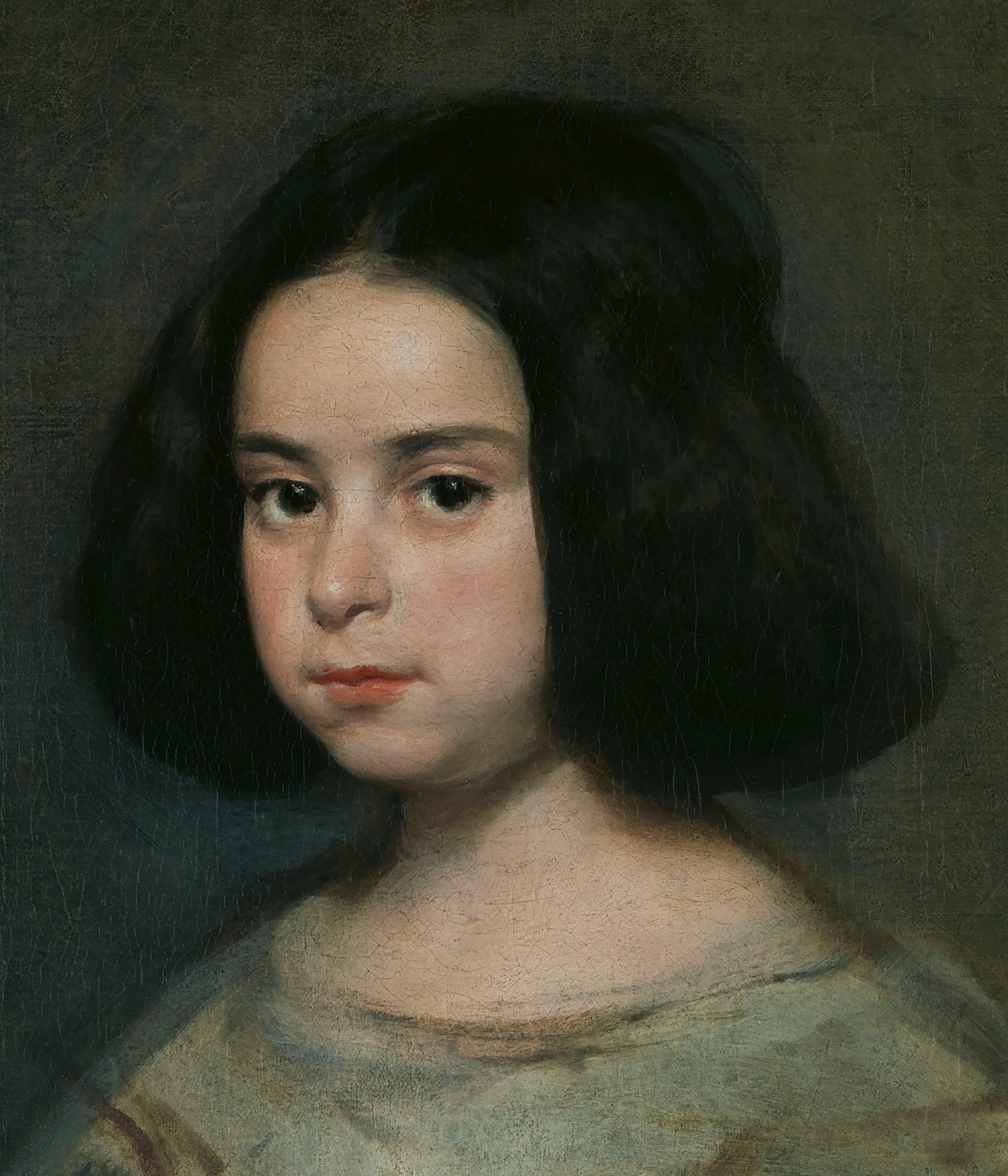 800-VELAZQUEZ : Portrait of a Young Girl : Reference Image