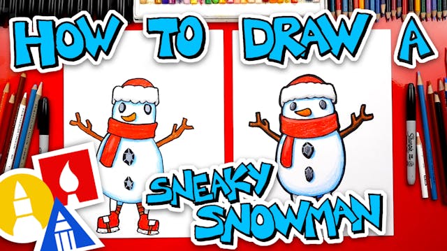 how to draw sneaky snowman fortnite s - fortnite marshmello cartoon drawing