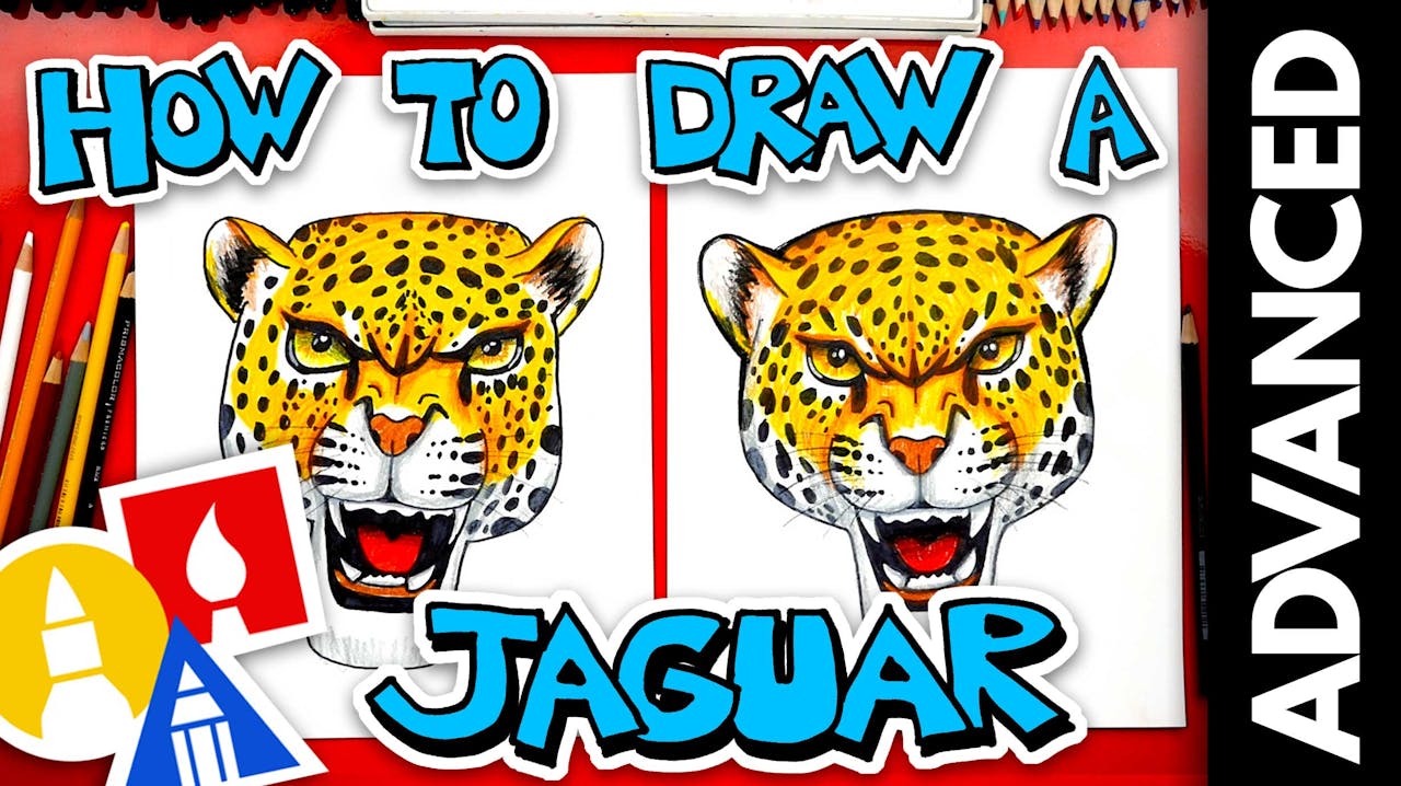 How To Draw A Realistic Jaguar - Advanced - Cats - Art For ...