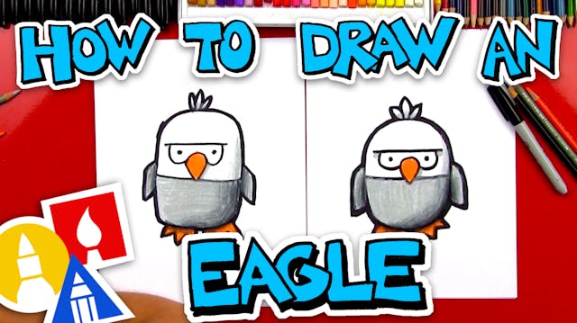 How To Draw A Realistic Bald Eagle Head - President's Day - Art For ...