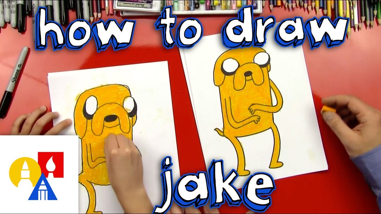 How To Draw Jake the dog Art For Kids Hub