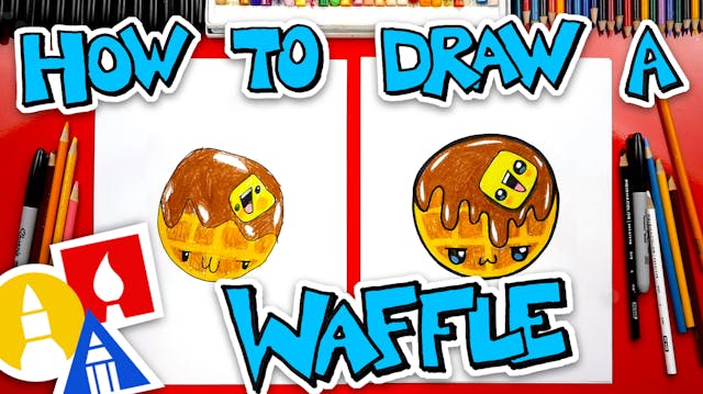 How To Draw Pancakes - Breakfast - Art For Kids Hub