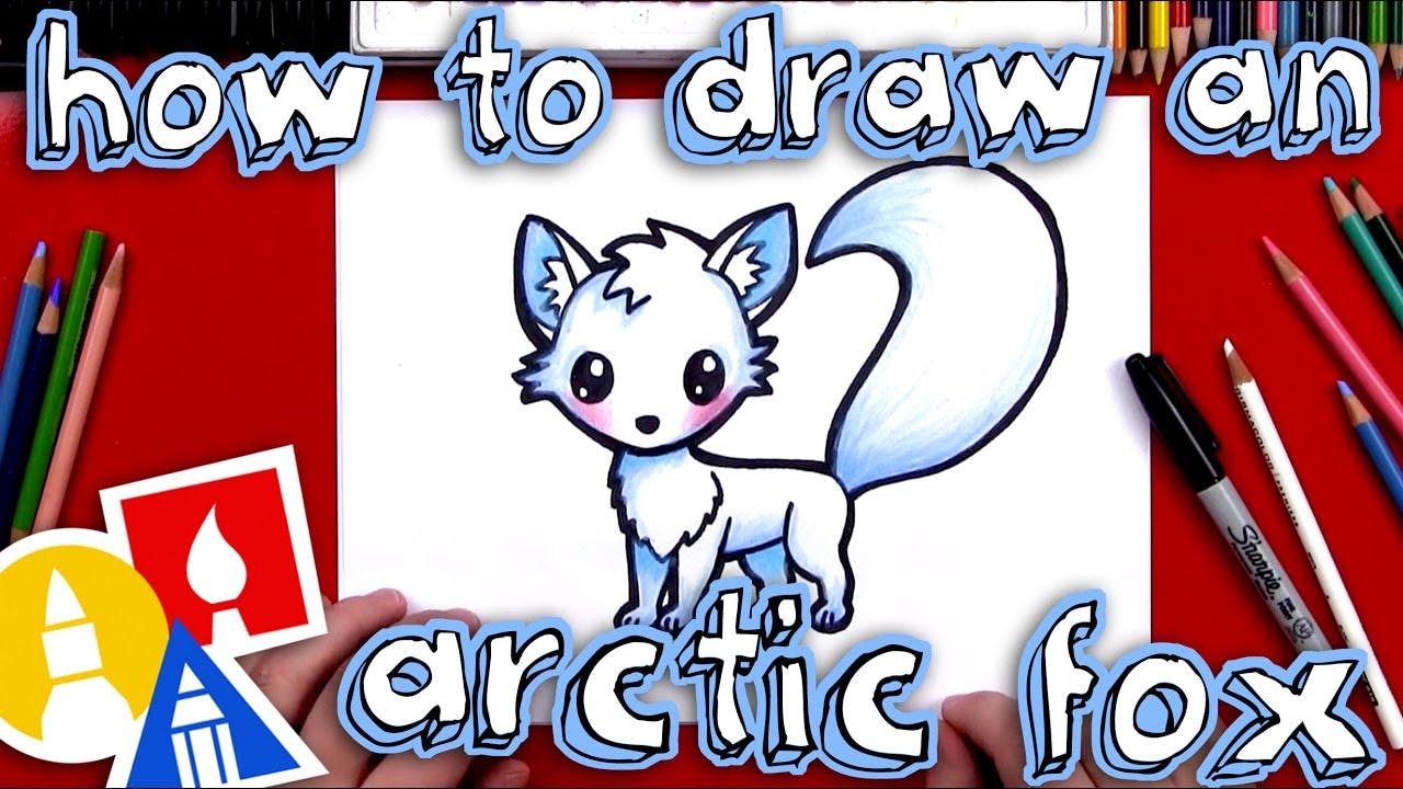 How To Draw An Arctic Fox - Art For Kids Hub