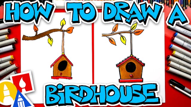How To Draw A Haunted House - Buildings - Art For Kids Hub