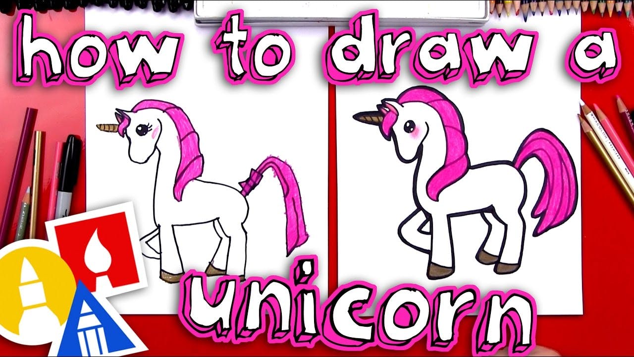 How To Draw A Cute Unicorn Art For Kids Hub