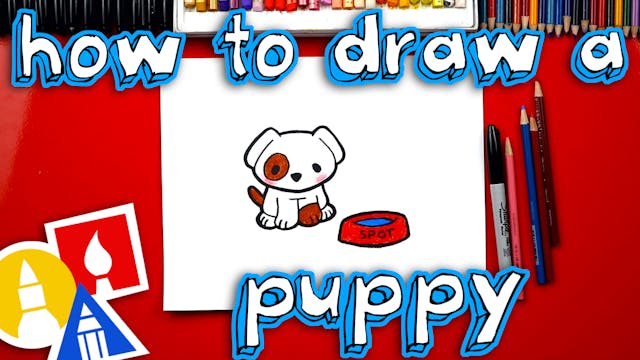 How To Draw A Pug - How To Draw Dogs - Art For Kids Hub