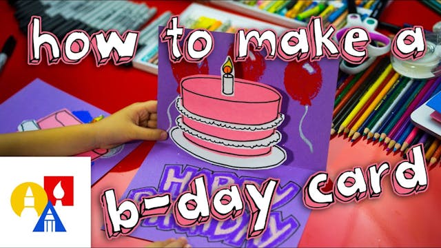 How To Draw A Cute Birthday Cake - Birthday - Art For Kids Hub