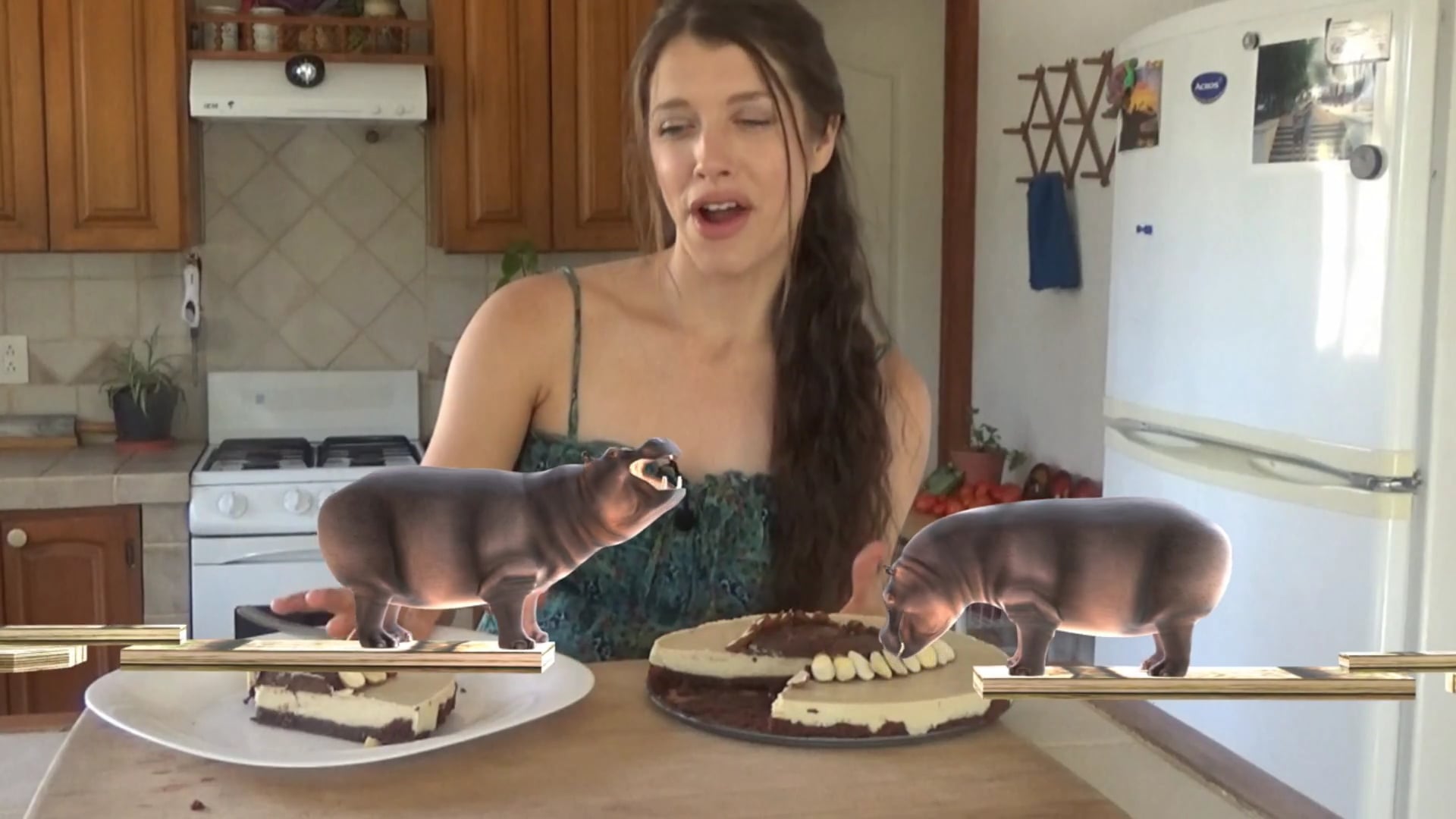 Luscious White Chocolate Cheesecake on a Fudgy Brownie Crust | A Rich and Decadent Vegan Dessert