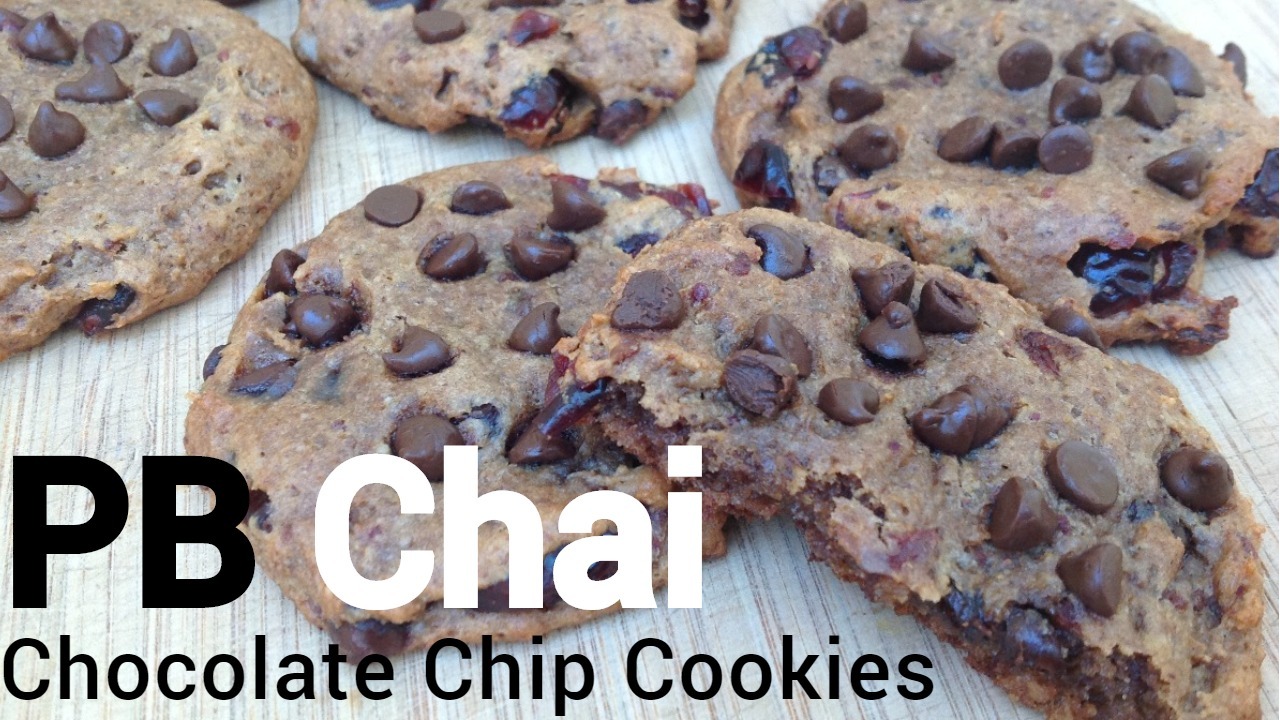 PB Chai Chocolate Chip Cookies