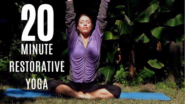 20 Minute Restorative Yoga Practice (...