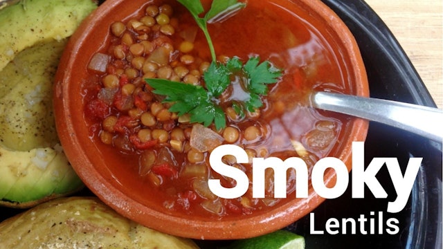 Homemade Smoky Lentils - 15.5g Protein/Serving - Vegan Recipe