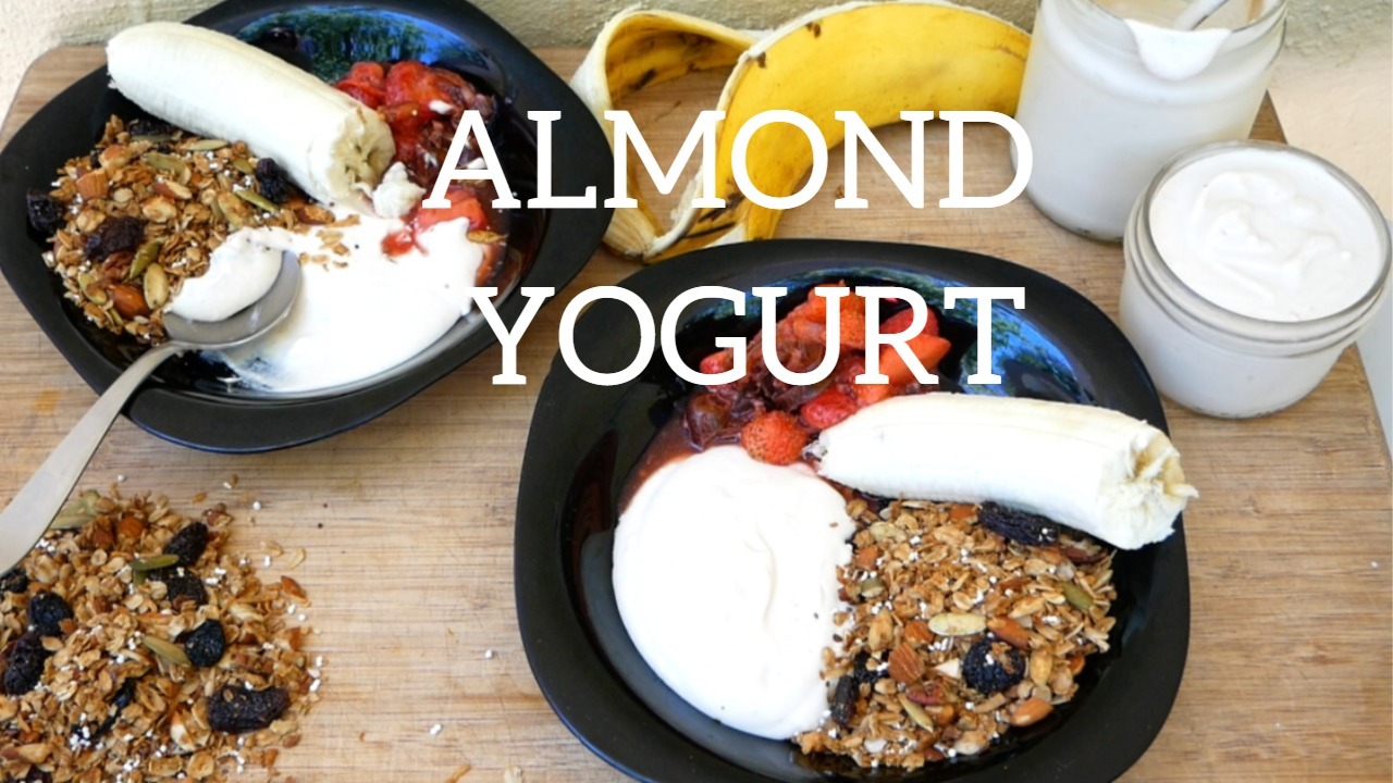 How to Make Almond Yogurt - Homemade Dairy Free Alternative