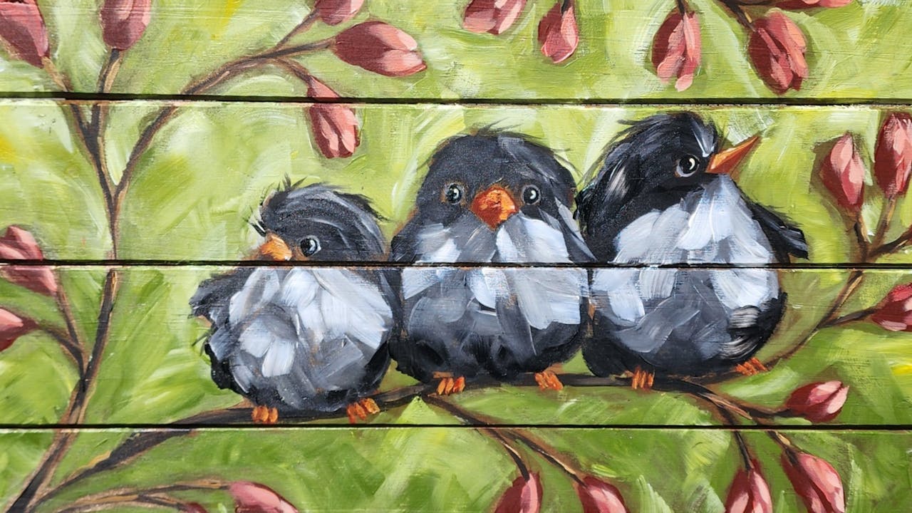 3 Birds on a Branch