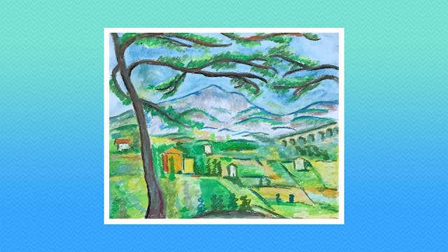 Cezanne Inspired Landscape - Grades 5-6