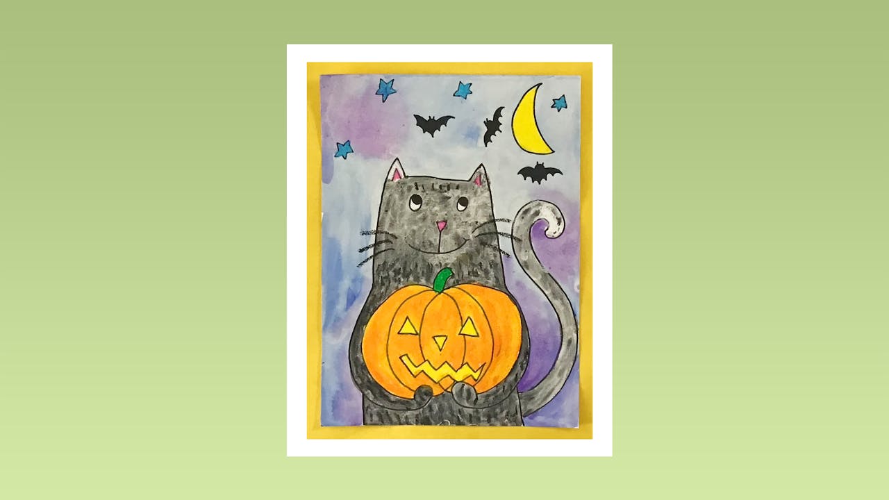 Halloween Cat - Grades K-2